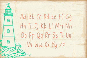 Noterwan A Handwritten Font