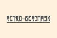 Retro Bergmask
