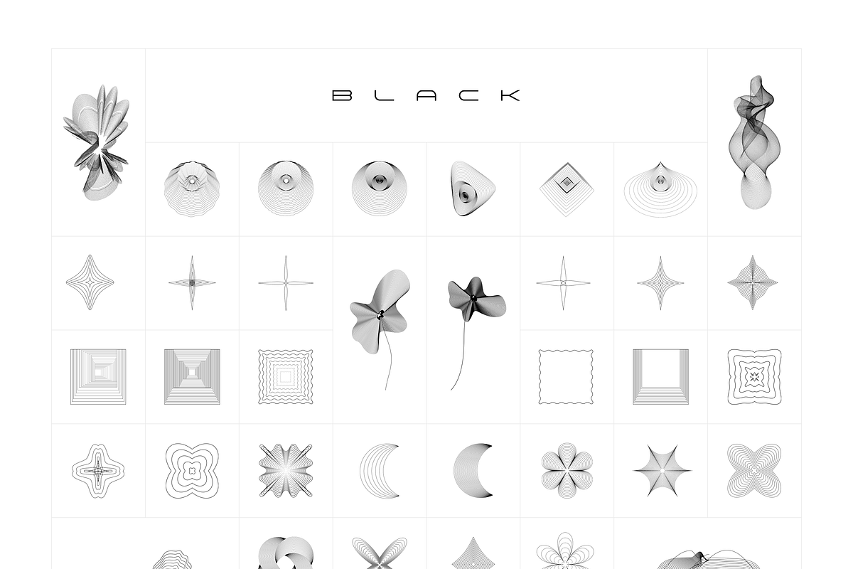490 Abstract png elements bundle, an Object Graphic by MAcherry design studio (Photo 14 of 44)