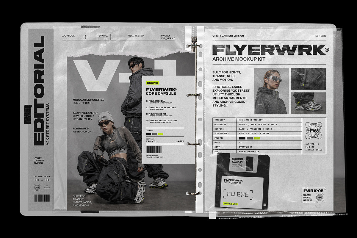 Editorial Archive Mockup Kit, a Books & Magazine Mockup by FLYERWRK (Photo 4 of 11)