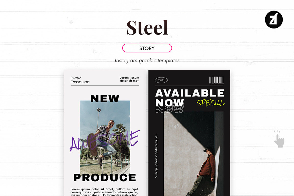 Steel Social media template, a Social Media Template by Chanut is industries (Photo 5 of 11)
