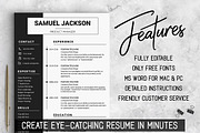 Word Resume Template - CV Design, a Resume Template by LevelUpResume (Thumbnail 2 of 5)