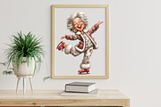 Funny Old Lady Christmas Sublimation, an Illustration by Libby Wishes (Thumbnail 7 of 7)