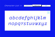 Gelatin Monospace, a Sans Serif Font by Versetype (Thumbnail 10 of 11)