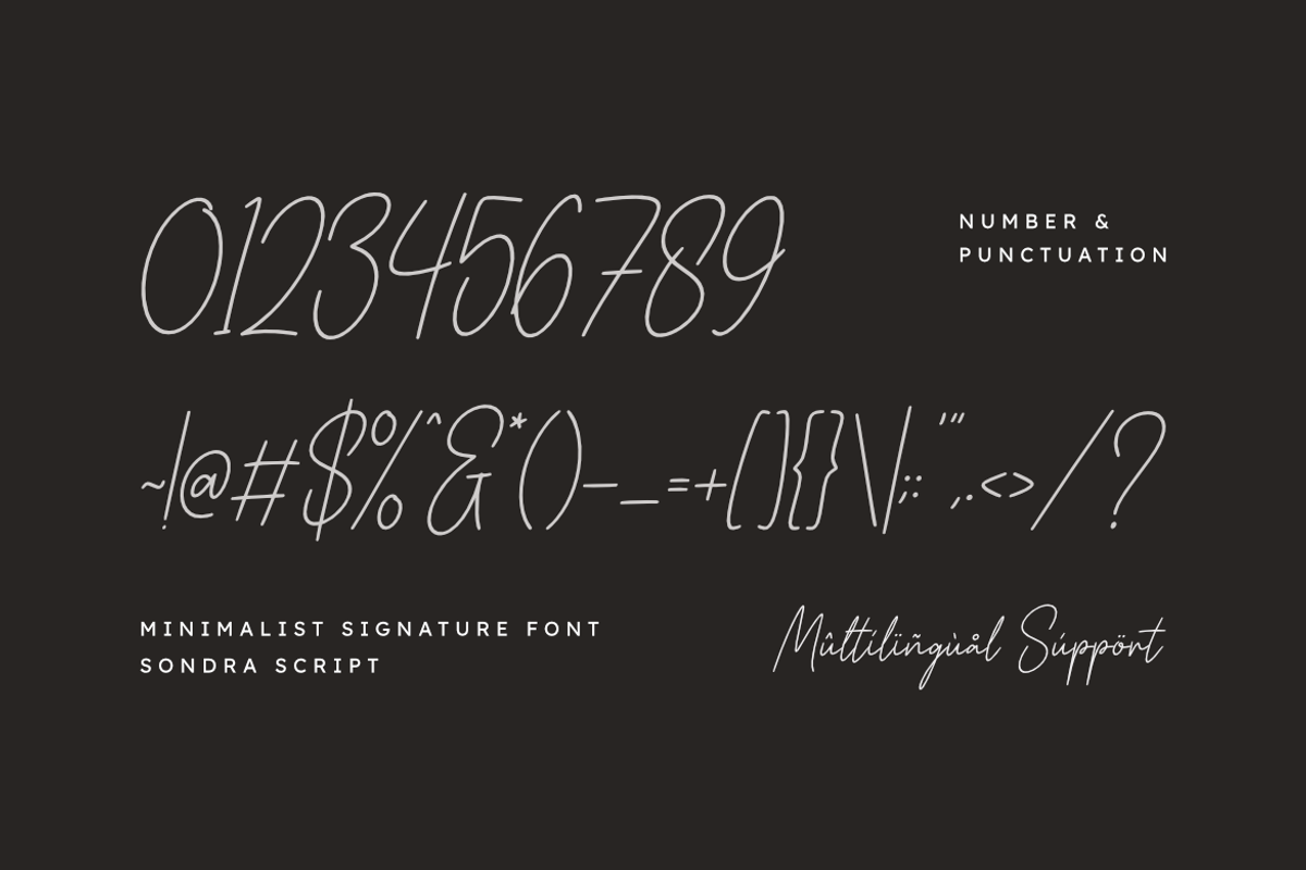 Sondra Script | Signature Font, a Script Font by Masyafi Studio (Photo 3 of 8)