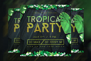 Tropical Party Summer Flyer, a Flyer Template by CREATIVE DUDE (Thumbnail 2 of 2)