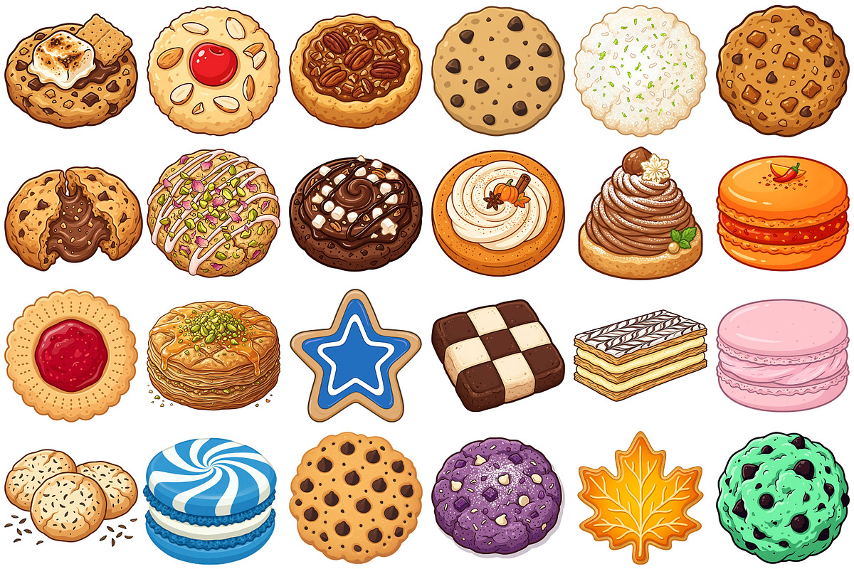 Cookies Clipart, a Food Illustration by Forhadx5 (Photo 8 of 9)