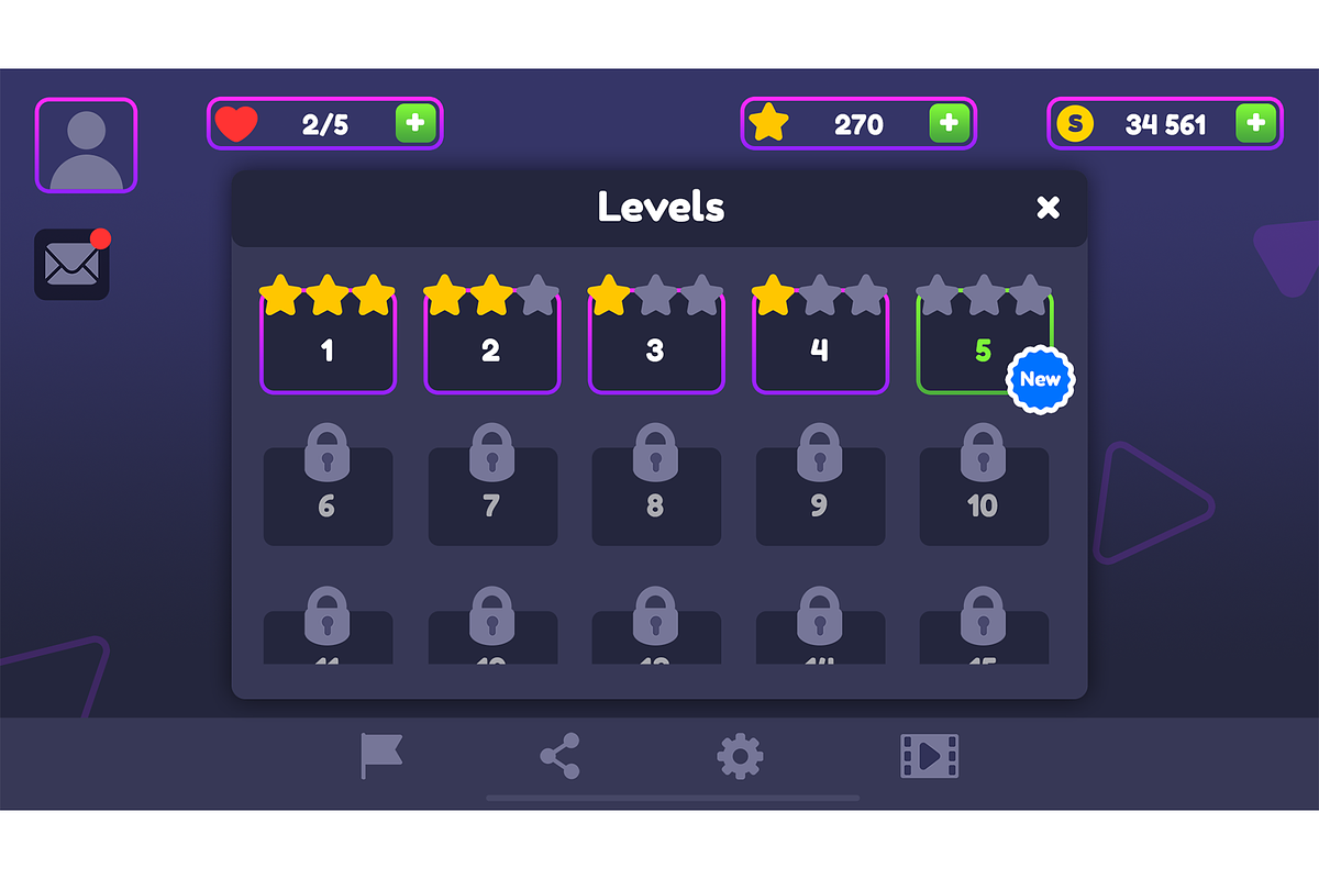 Flat Game GUI Pack, an Icon by KartInnka (Photo 13 of 16)