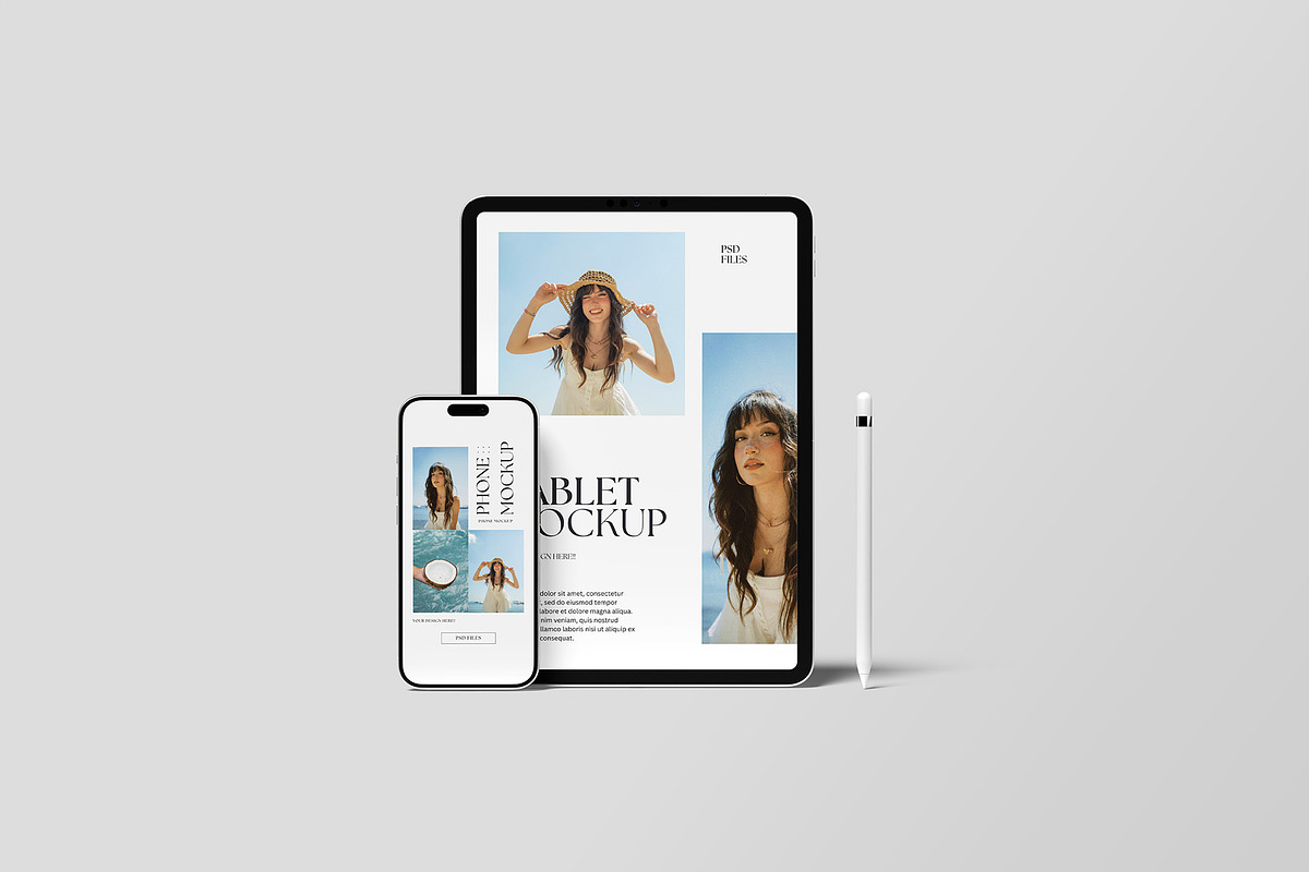 Tablet and Phone Mockup, an iPhone Mockup by Graphiculon (Photo 7 of 11)