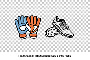 Hand-drawn Soccer Illustrations, a Sport Illustration by cd-design.co (Thumbnail 4 of 5)