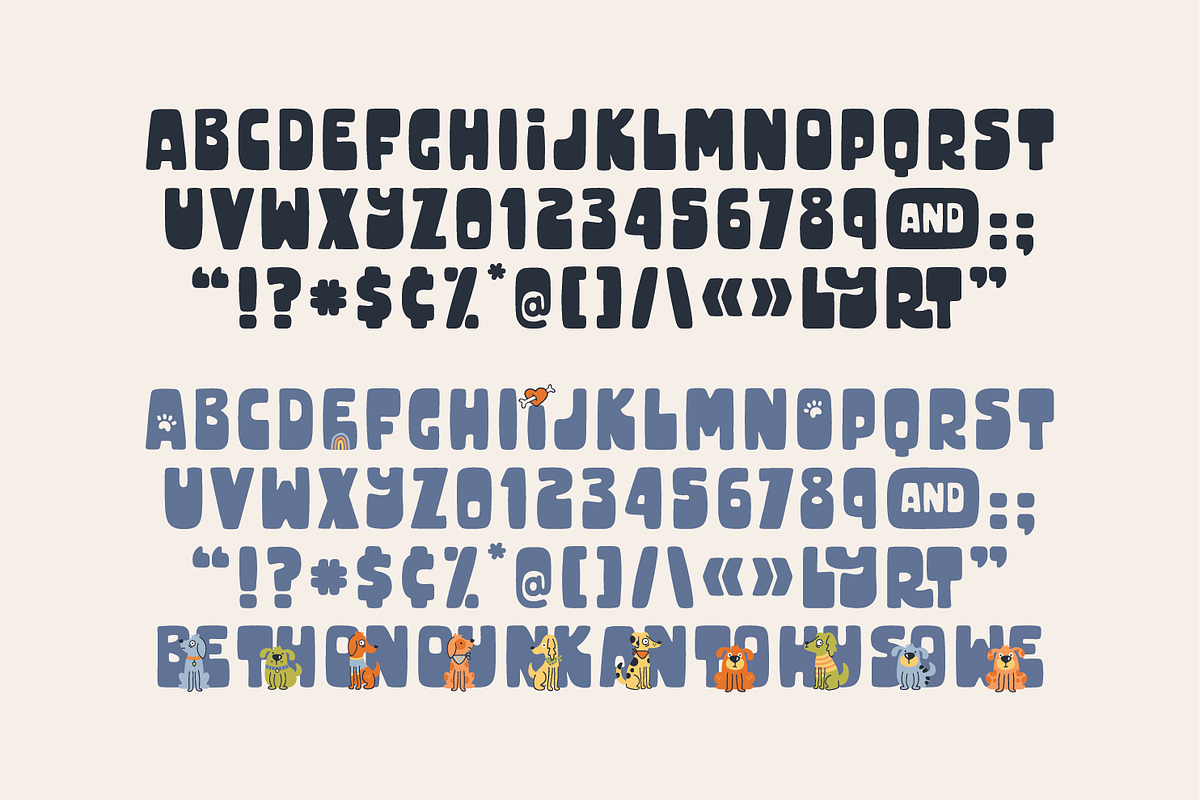 Fur Real Font & Doodles, a Handwritten Font by Denise Chandler (Photo 7 of 7)