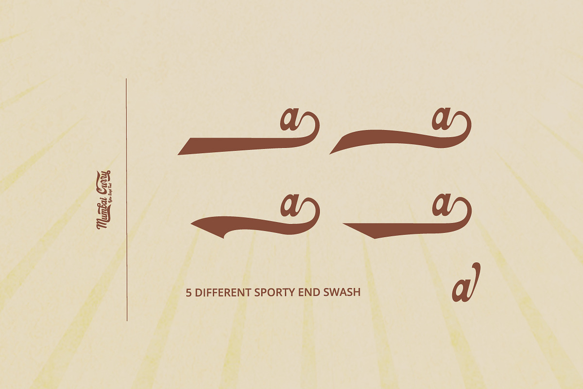 Mumbai Groovy Retro Font + BONUS, a Sans Serif Font by Anomali Creatype (Photo 7 of 12)