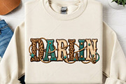 Darlin Leopard Western Cowgirl PNG, a Seasonal Illustration by Canvas Craft (Thumbnail 2 of 6)