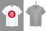 Realistic Basic T-Shirt Templates, a Shirt Mockup by George Rod (Thumbnail 1 of 2)
