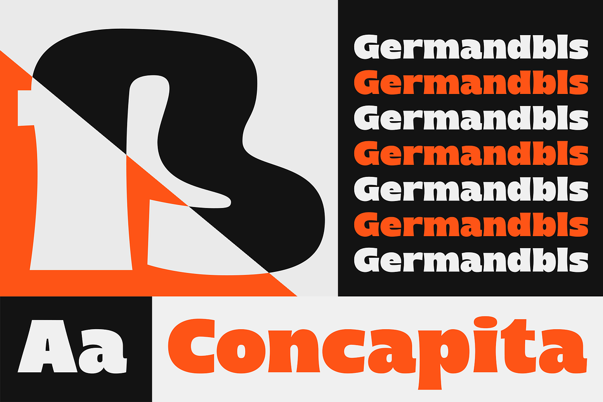 Concapita - Fat Display, a Sans Serif Font by LoneArmy (Photo 11 of 15)