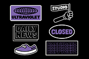 Rainshow Display Sans +Illustrations, a Sans Serif Font by The Branded Quotes (Thumbnail 4 of 6)