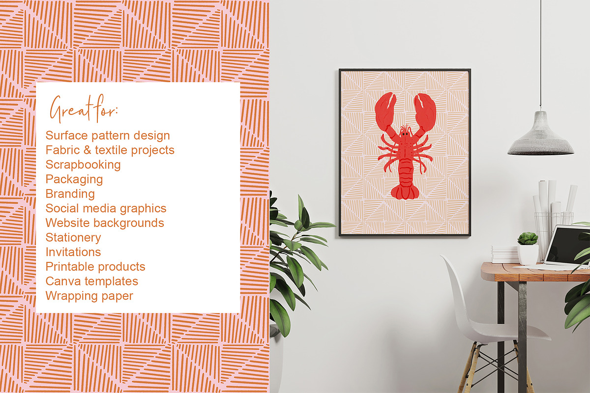 Retro Summer Seamless Patterns, a Pattern Graphic by Sweet Fig (Photo 7 of 11)