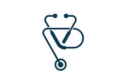 Letter P Stethoscope Logo, a Branding & Logo Template by Buqancreative (Thumbnail 1 of 2)