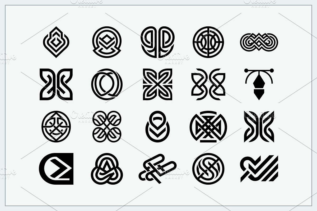 Modern Abstract Logo Bundle 120, a Branding & Logo Template by Vectorium Studio (Photo 3 of 5)