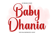 Baby Dhania, a Handwritten Font by FreshTypeINK (Thumbnail 1 of 7)