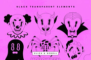 BOO! - Halloween Collection, a Seasonal Illustration by Leila Divine (Thumbnail 7 of 19)