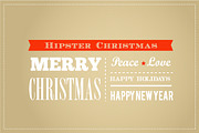 set of Hipster Christmas cards, a Decorative Illustration by Marish (Thumbnail 2 of 4)