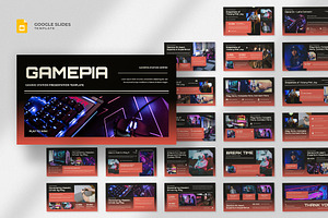 Gaming eSports Google Slides, a Presentation Template by fluffstudio