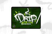 Drip Brush Pack - Procreate, a Brush Add-On by Bakeroner (Thumbnail 1 of 5)