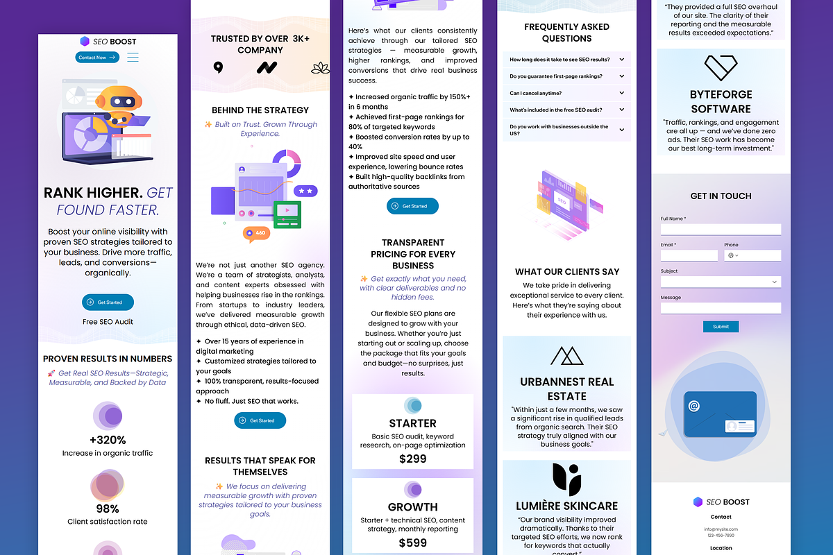 Seo Agency Wix Studio Website, a Wix Template by Kitteeh (Photo 11 of 11)
