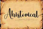 Ahistorical, a Handwritten Font by FreshTypeINK (Thumbnail 1 of 8)
