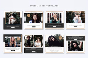 Social Media Templates Set