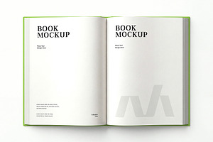 Open Spread Book PSD Mockup, a Books & Magazine Mockup by graphypix