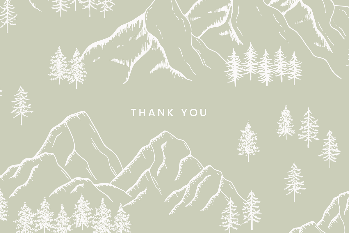 Forest Mountain Vector Illustrations, an Illustration by Emma Webb Studio (Photo 9 of 9)