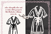 Vintage Fashion Clipart, Clothing, an Object Illustration by The October Creative (Thumbnail 2 of 6)