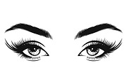Vector Women's Eye., an Object Graphic by Gomolach (Thumbnail 4 of 18)
