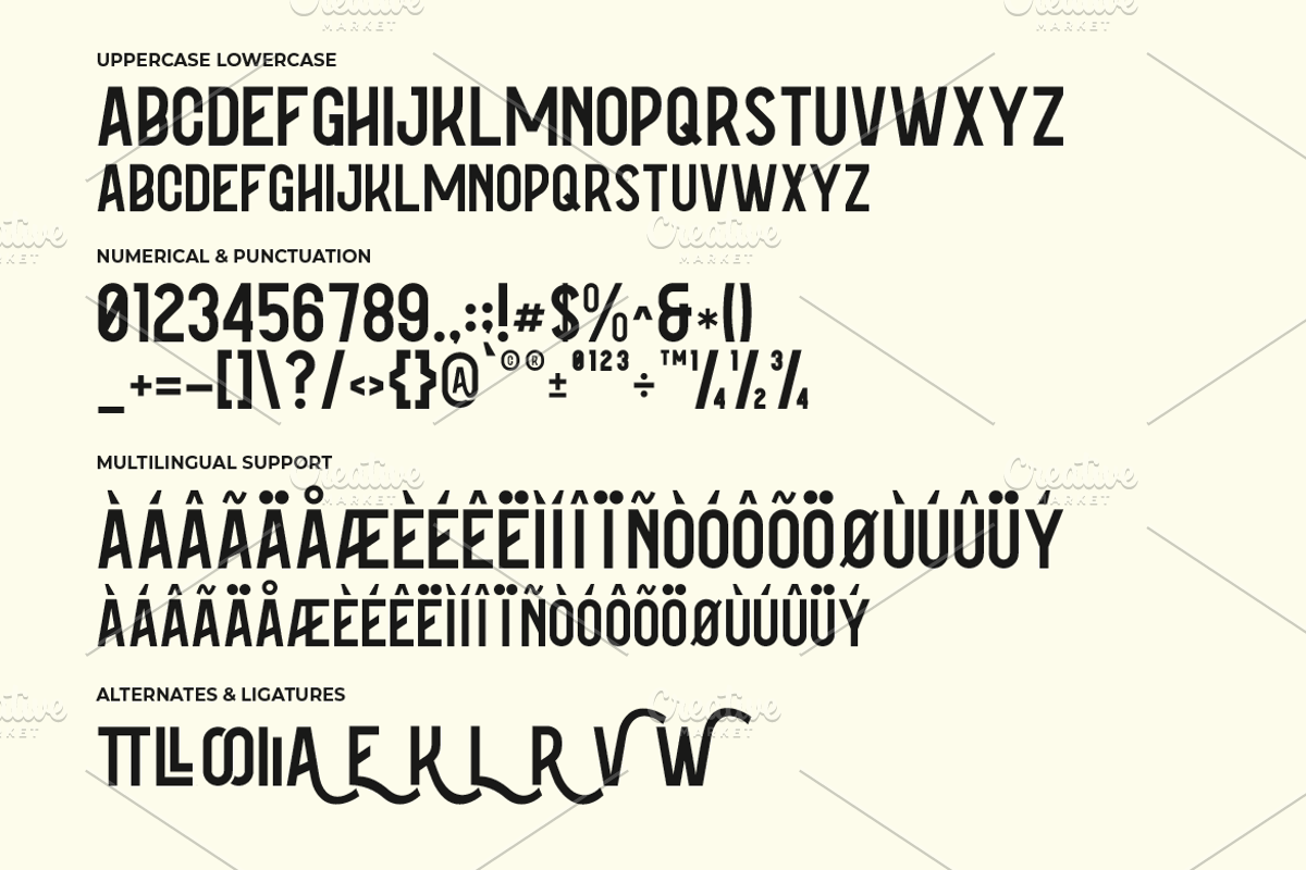 Verze Condensed Strong Font, a Sans Serif Font by Artiveko (Photo 2 of 7)