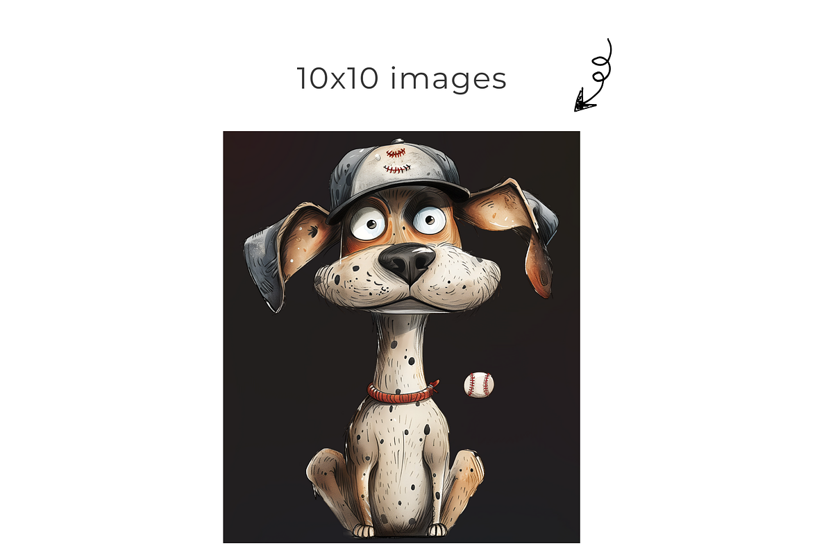 Quirky Dog Clipart Vol 2, an Object Graphic by EllyandLima (Photo 3 of 8)