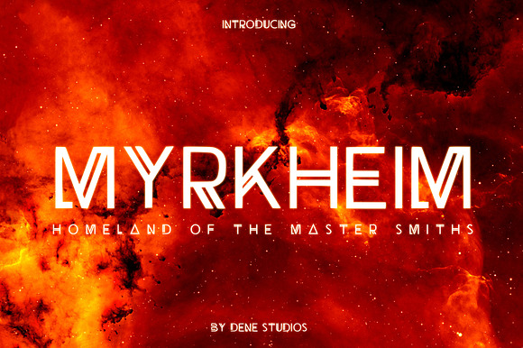 Myrkheim - A Norse Inspired Typeface preview 8