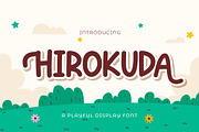 HIROKUDA - Playful Display Font, a Sans Serif Font by StringLabs (Thumbnail 1 of 6)