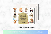 Watercolor Animals Midjourney Prompt, an Animal Illustration by ClipCraft (Thumbnail 2 of 9)