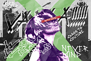 Volklore - Edgy Trashed Font, a Script Font by Mofr 24 (Thumbnail 2 of 10)