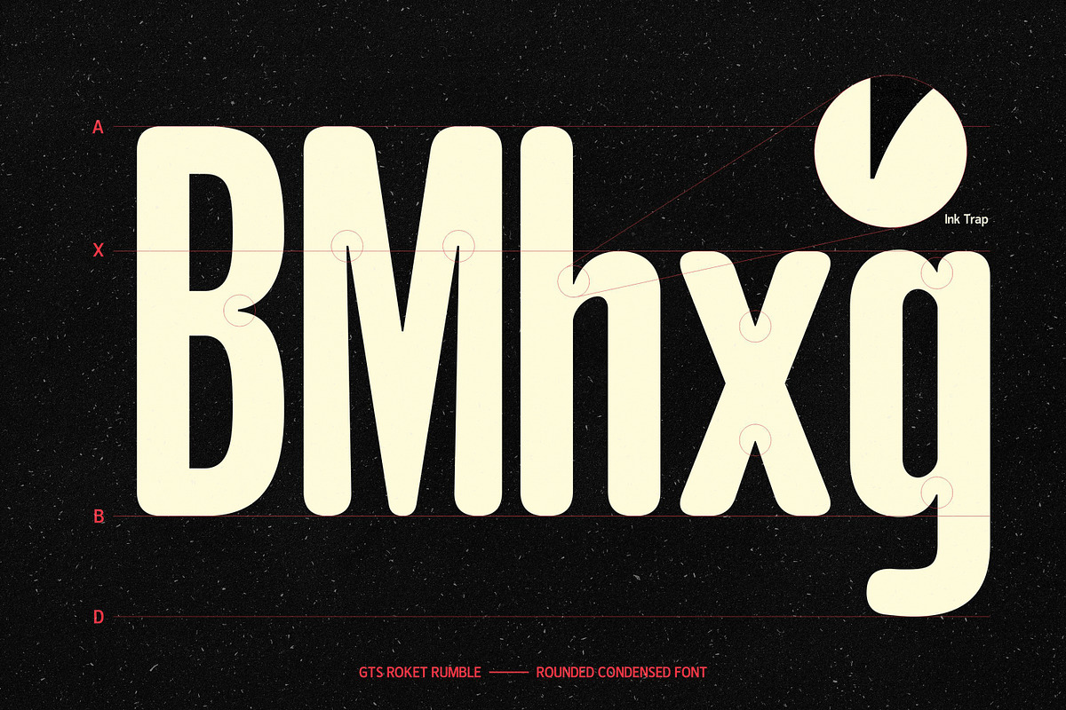 GTS Rocket Rumble | Retro Condensed, a Sans Serif Font by Graptail (Photo 12 of 23)