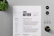 2 Resume/CV Bundle, a Resume Template by Reuix Studio (Thumbnail 9 of 11)