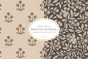 Farmhouse Brown Floral Patterns, a Pattern Graphic by Eclectic Anthology (Thumbnail 3 of 12)