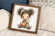 Dreamy Valentine Companions Clipart, a Person Illustration by RobertsArt (Thumbnail 4 of 7)