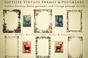 Vintage Animals — Winter Collection, an Animal Illustration by Vika_Softlife (Thumbnail 3 of 8)