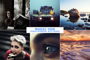 50 Magic HDR Photoshop Actions