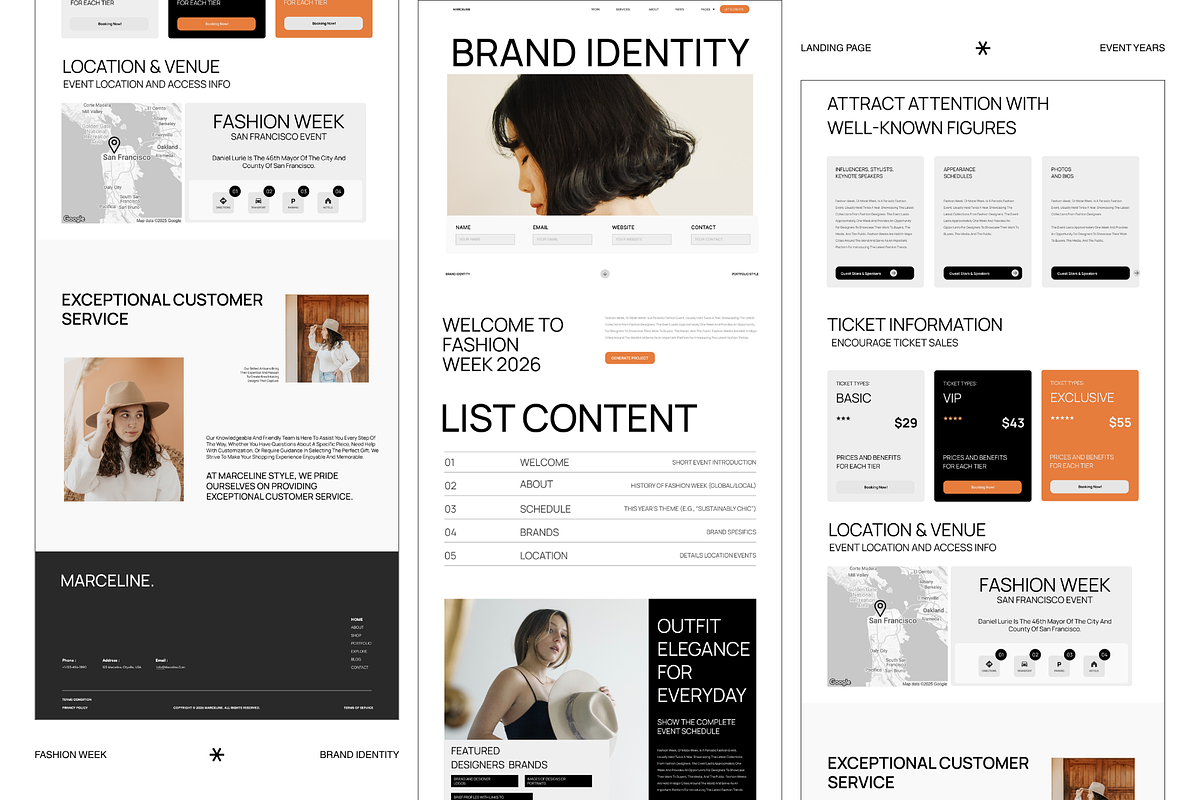 Brand Identity Landing Pages, a Landing Page Template by Creatorism (Photo 1 of 5)