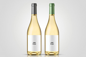 Mockup 2 bottle white wine 1 containing alcohol, alcoholic drinks, and