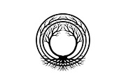 Tree of Life Circle Frame Bundle, an Illustration by Gaye Art (Thumbnail 40 of 51)